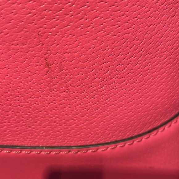 Kate Spade Sadie Pink Pebbled Leather Satchel/Crossbody Bag - Picture 8 of 11